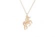 Star and Sea Cute Running Horse Unicorn Pendant Necklace