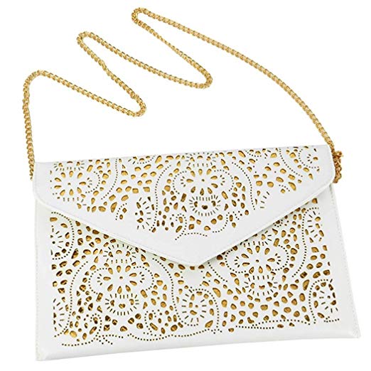 Amazon.com: eshion Ladies Women Summer Neon Envelope Clutch Wristlet