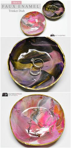 39 Best Marble clay ring dish images | Crafts, Bricolage, Diy art