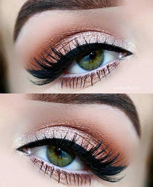 31 Pretty Eye Makeup Looks for Green Eyes | makeup | Pinterest