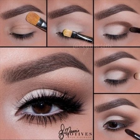 Soft Neutral Eye Makeup - Makeup | Bellashoot