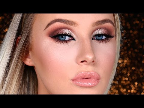 NEW YEAR'S EVE Glam Makeup Tutorial! | Lauren Curtis - YouTube