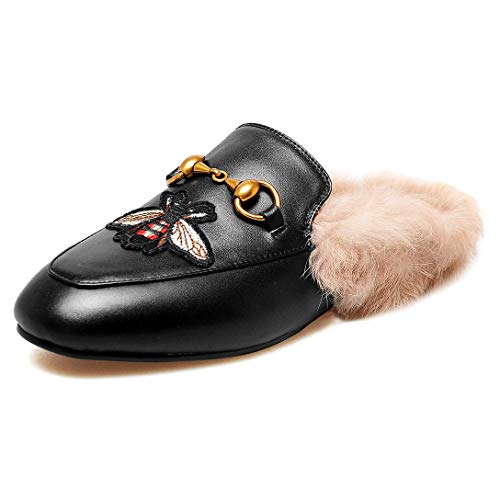 Amazon.com | Comfity Mules for Women，Womens Leater Slip On Mule