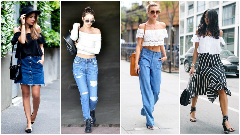How to Wear Off The Shoulder Tops (Like a Street Style Star)