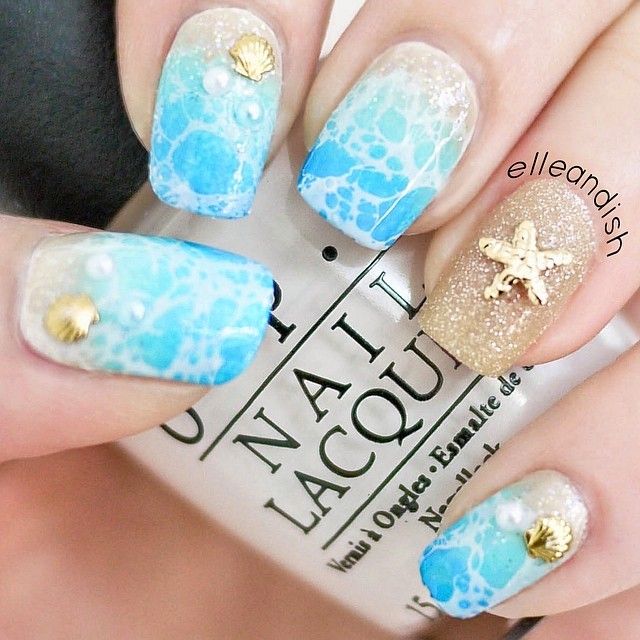 Tropical Nail Art: Sunsets, Sea Turtles And Sandy Beaches (PHOTOS