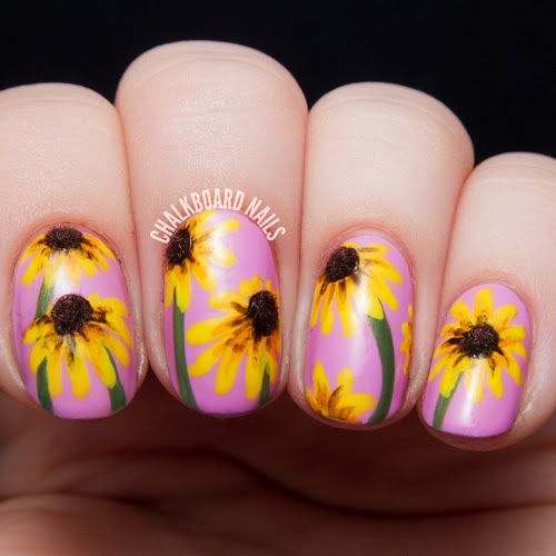 TUTORIAL: Beauty and the Beach Summer Nail Art | nails | Pinterest