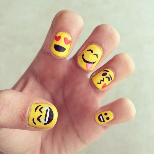 Emoji Nail Art: For Your Emotional Side | StyleCaster