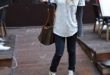 22 Feminine Outfit Ideas With White Boots - Styleoholic