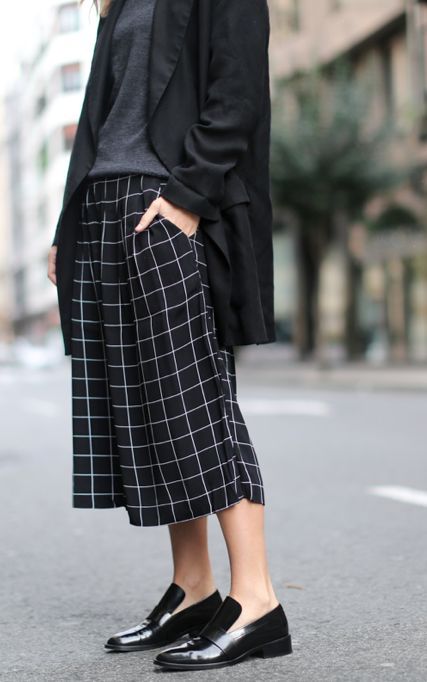 How to Wear Culottes - Street Style Inspiration | Style | Pinterest