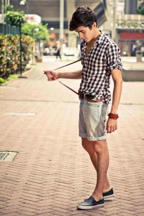 20 Stylish Men's Outfits Combinations with Shorts-Summer Style