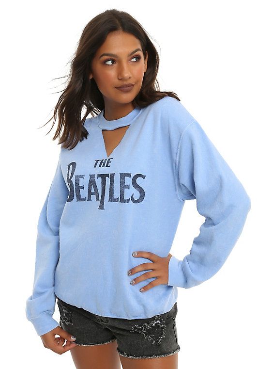 The Beatles V Cutout Choker Sweater | Dream Outfits | Pinterest