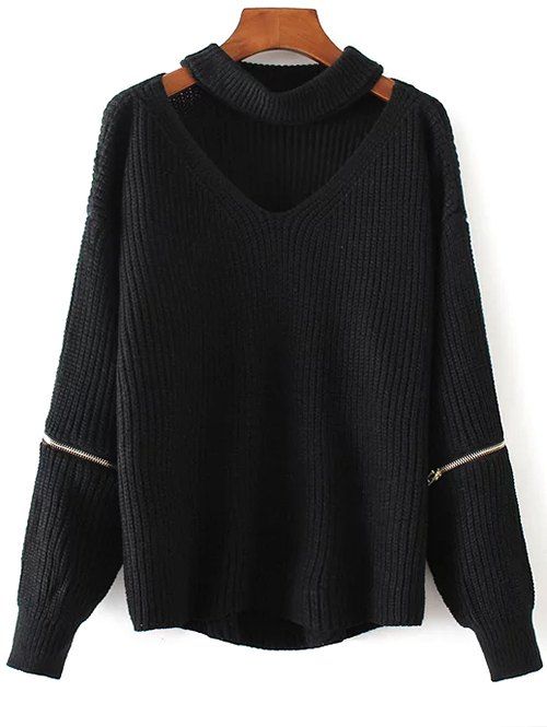 Only $16.99 for Cut Out Chunky Choker Sweater | SWEATERS & CARDIGANS
