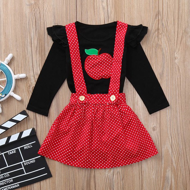 Girls 2018 Hot Sell Toddler Infant Baby Girls Fruit Ruched Tops