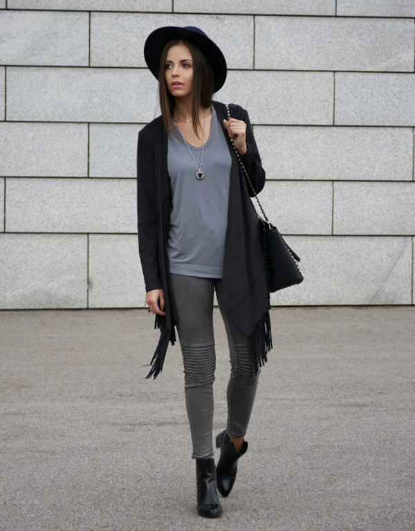 Grey Knitwear, Grey Layers, Grey Outfits Grey Is A Trend - Just