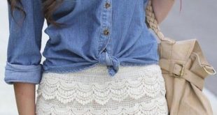 20 Style Tips On How To Wear Lace Shorts | Top Picks for Fall 2016
