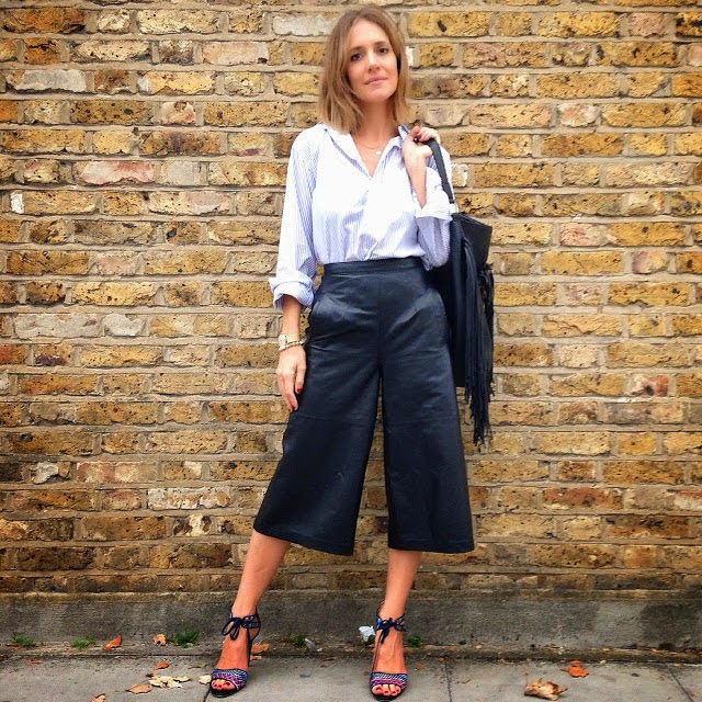 Wearing It Today: A million ways to wear your leather culottes