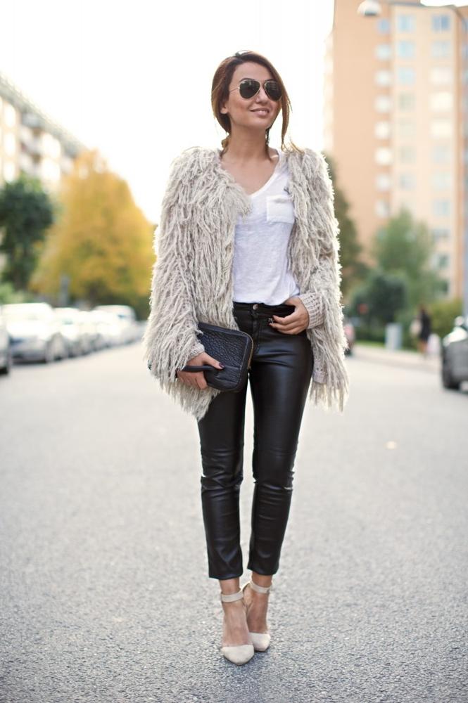 30 Outfits That'll Make You Want a Pair of Leather Pants Right Now