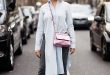 carolines mode blogger shirt metallic bag slit grey sweatpants pink