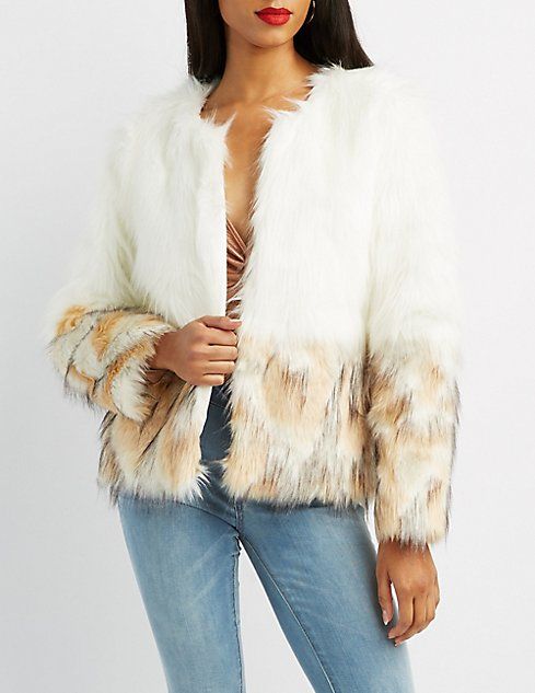 Ombre Faux Fur Coat | Heavy Eyes | Faux fur, Fur, Fur Coat