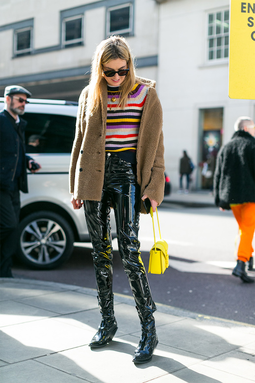 How to Pull Off a Bright Striped Sweater Like a Street Style Star