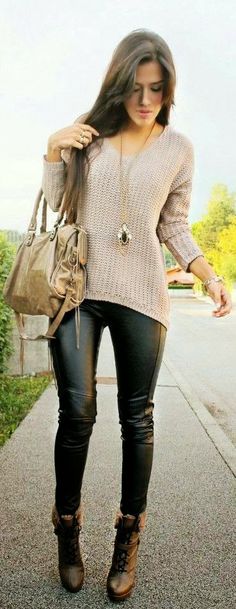 40 Best leather pants outfit images | Dressing up, Leather, Outfit ideas