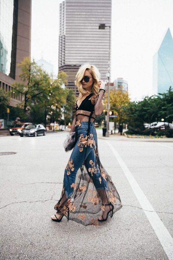 See-through Trend: Be Sheer And Transparent Boldly | Street Style
