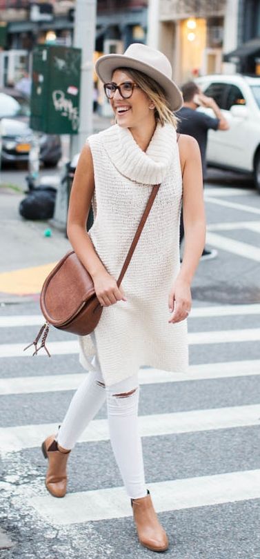 21 Ways to Make White Work For Fall | What To Wearu2014Anywhere