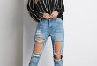 Striped Off-the-Shoulder Top | Forever 21 | #thelatest | forever 21