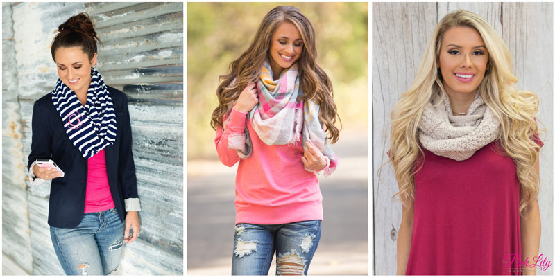 How To Mix and Match Scarves with Your Favorite Outfits - The Pink Lily