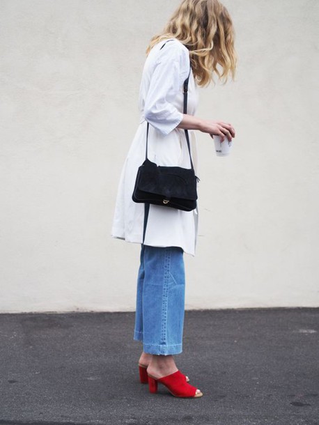 Outfits With Suede Mules