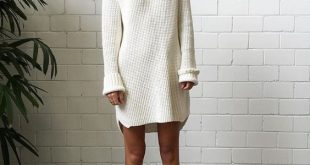 White Turtleneck Dress: 11 Amazing Outfit Ideas - FMag.com