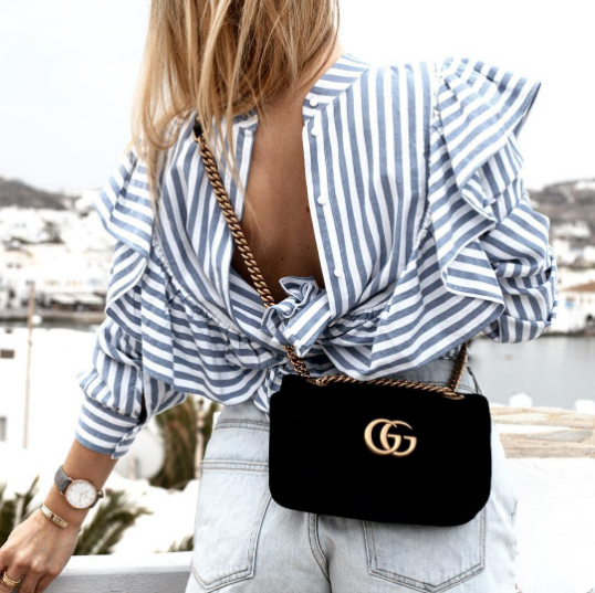 Gucci Velvet GG Marmont Bag 1 | Outfit inspiration | Pinterest