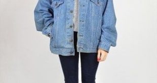 Vintage+90s+oversized+denim+jacket. {this is so Harry I'm in love