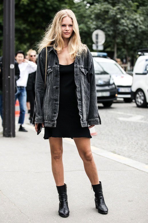 How to Style Black Denim Jacket for Women: Outfit Ideas - FMag.com