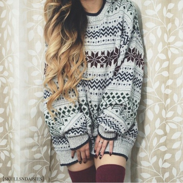 sweater, winter outfits, tumblr, oversized, winter outfits