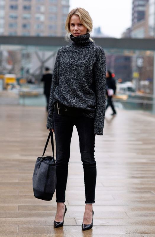 Picture Of how to tuck in oversized sweaters 18 perfectly stylish