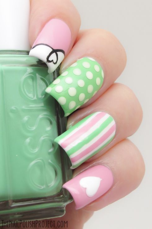 Great combination of nail polish | nail art | Pinterest | Nail Art