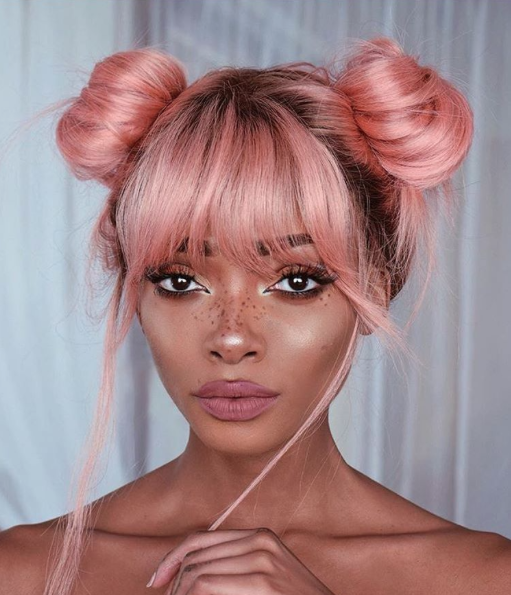 Is pastel pink hair the new blonde?