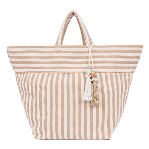 Sand Valerie Beach Tote - Upcycled Materials - Solne Eco Department
