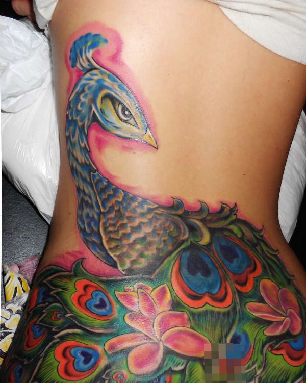 Peacock Tattoos For Women | cover up peacock tattoo | Tattoo me
