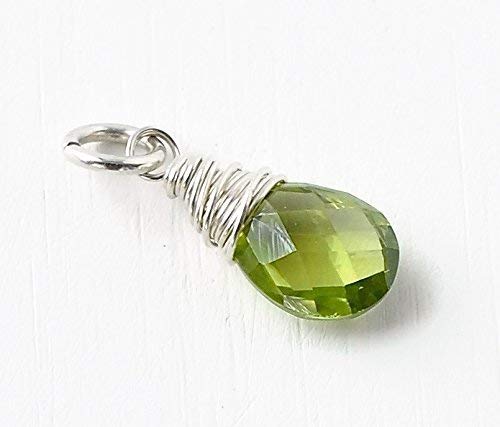 Amazon.com: August Birthstone Charm for Necklace or Bracelet - Small