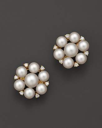 Pearl Cluster Earrings - ShopStyle