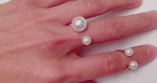 Double Pearl Adjustable Ring - Adjustable Ring, Knuckle Ring, Midi