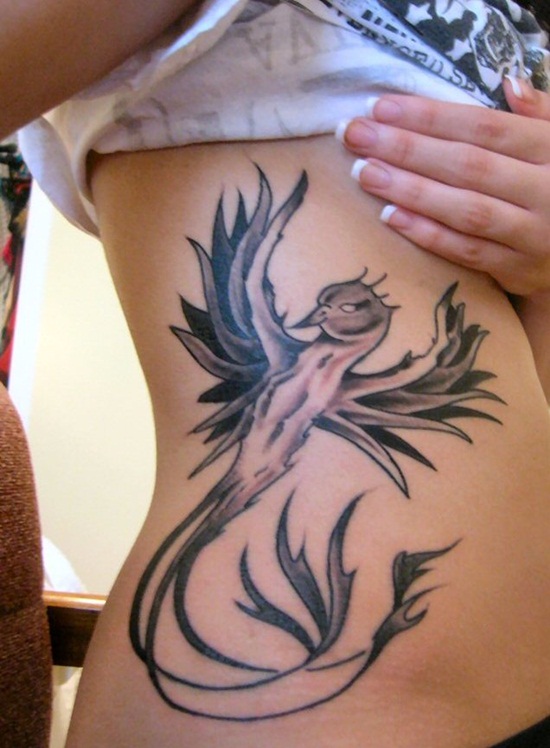 Unique Phoenix Tattoos Designs For Girls