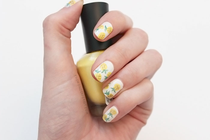 Pineapple Nail Art: Tutorial! - Wonder Forest
