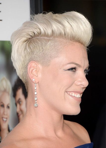 More Pics of Pink Fauxhawk | My Style | Pinterest | Short hair