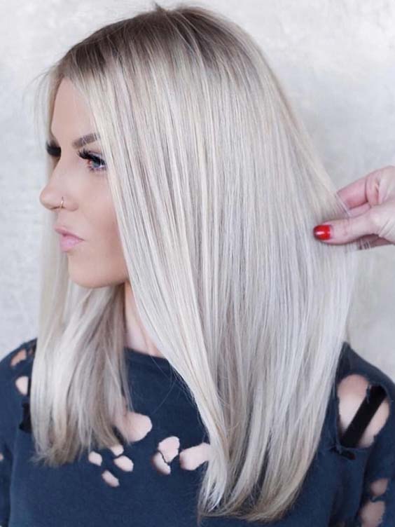 Modern Shades Of Platinum Blonde Hair Color Trends in 2018 | Modeshack