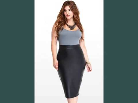 Leather Pencil Plus Size Skirt Women Dress Collection | Leather