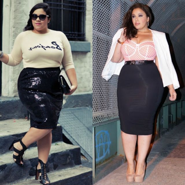 Plus Size Outfits With Pencil Skirts