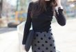 Picture Of Ways To Wear Polka Dot Clothing At Office 12